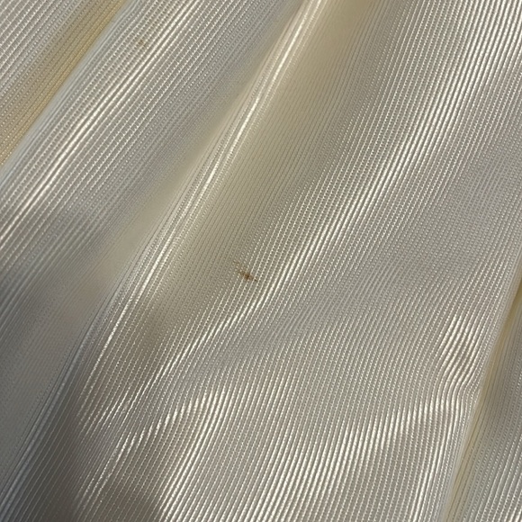 Vintage TD4 by Electra Ivory Strapless Ruffle Gown Size 9/10 – 80s Madonna Prom - Picture 9 of 14